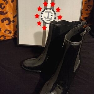 Jeffrey Campbell Waterproof Booties (Shiny)